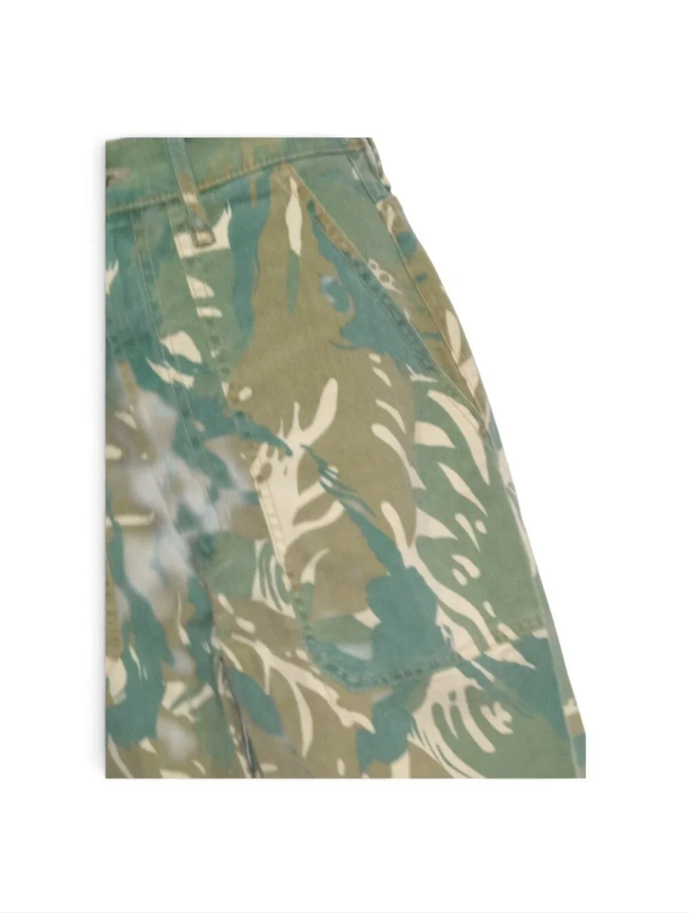 MOTHER The Wrapper Patch Springy Ankle Tropical Leaf Jogger Jeans Sz 27